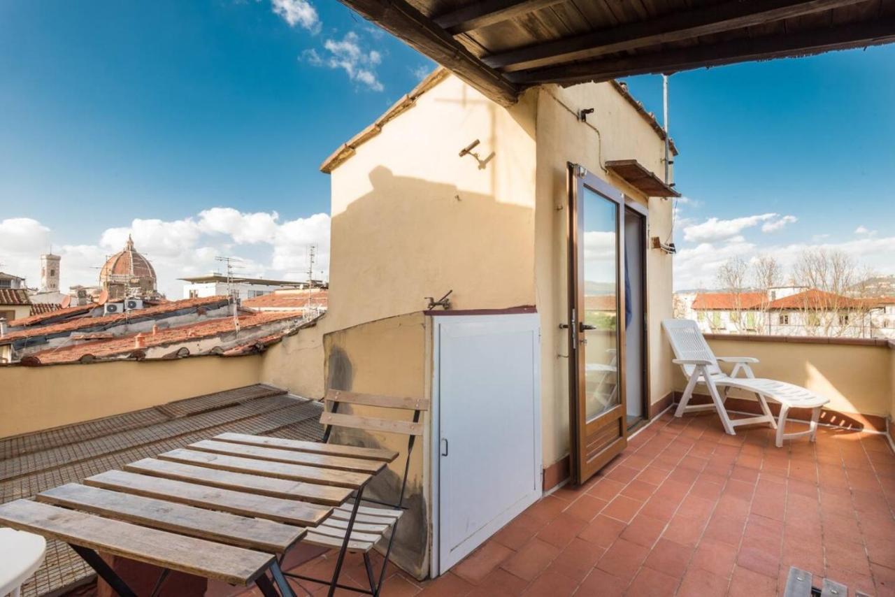 Romantico Attichino Con Terrazzo Vista Duomo !! Флоренция Экстерьер фото